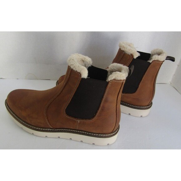 Alpine Design Ankle Boots NWOB Brown Italian Leather Chelsea Blaze Size 8.5 - Picture 6 of 7